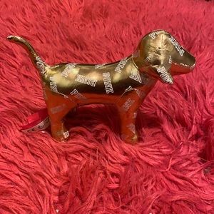 2014 “PINK” Victoria Secret gold stuffed dog